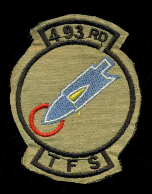 USAF 493rd Tactical Fighter Squadron Patch S-2