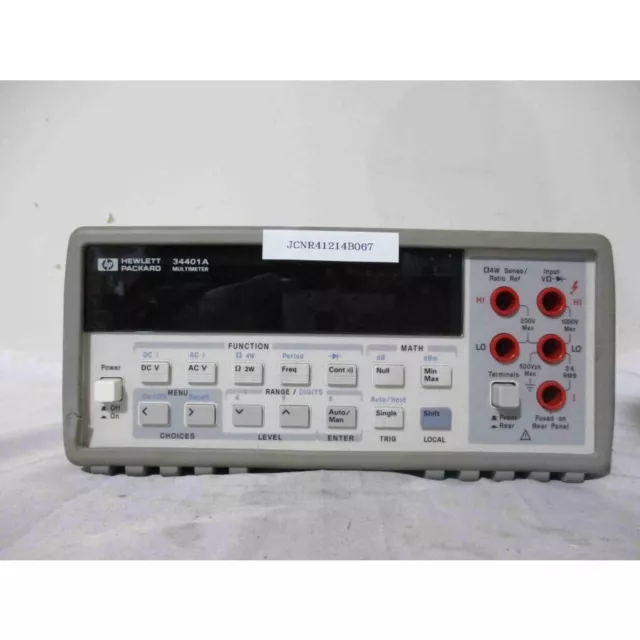 HP / Agilent 34401A Digital Multimeter, 6½  Digit Tested & Spot-on
