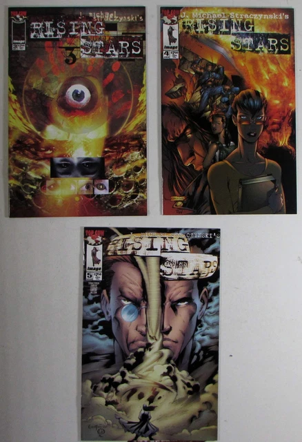 Rising Stars Lot of 3 #3,4,5 Top Cow Productions (1999) NM 1st Print Comic Books