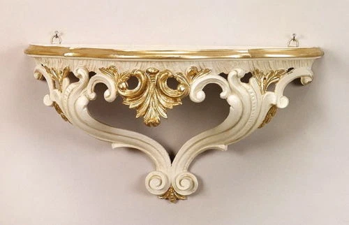 Console Barocco Con Specchio VIDAXL - Specchio Da Parete Stile Barocco 50 Cm Bianco - EPRICE Specchio Da Parete Con Cornice