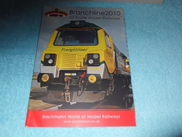 1 x Bachmann Branchline OO Gauge Catalogue for 2010.