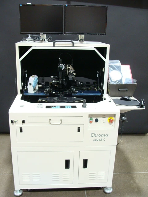 Chroma 58212-C Automated LED Mapping Wafer / Chip Probe Station / Tester System Chroma 58212-C Automated LED Mapping Wafer / Chip Probe Station / Tester System