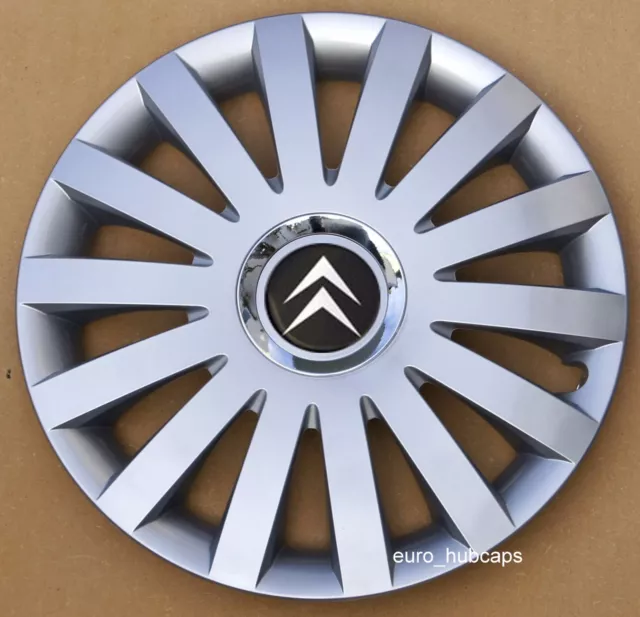 4x15" wheel trims, Hub Caps, Covers to fit Citroen Berlingo (Quantity 4)