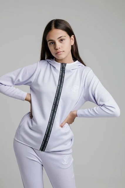 Illusive London Junior Ragazze Lillac Astir Track Jacket 13-14 anni