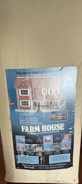 Mansion in Miniature FARM HOUSE Dura Craft FH500 New In Box Vintage