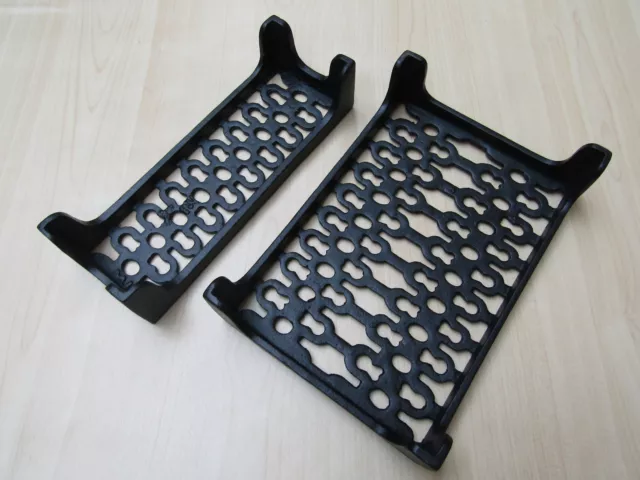 BLACK New Quality Cast Iron air Brick Vent Victorian Pattern Vintage Repro 2