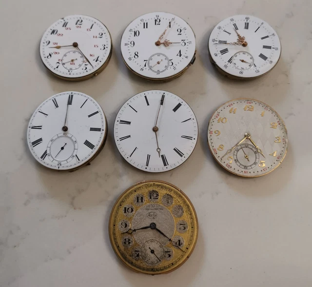 Lot De 3 Montres à Gousset Anciennes - Pour Pièces Détachées Ou Collection - Occasion