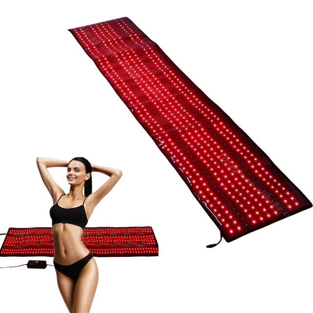 220V Red Light Pad Full Body 635nm Near Infrared 850nm Physical Therapy UK Plug