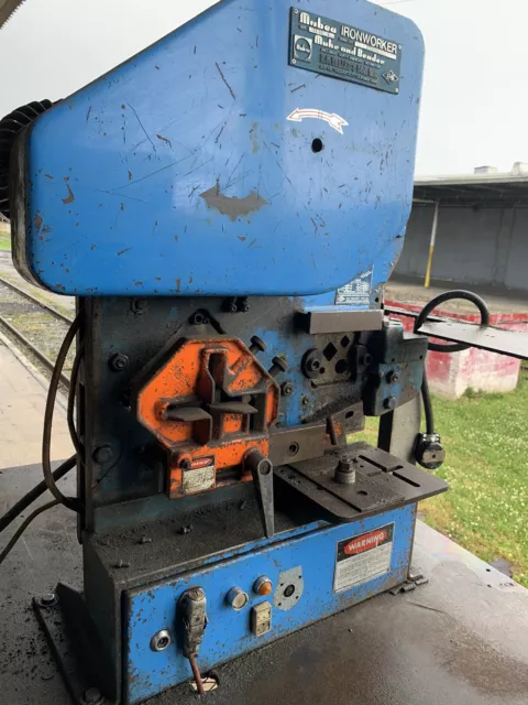 Mubea #BF-10, Ironworker, 10 Ton.