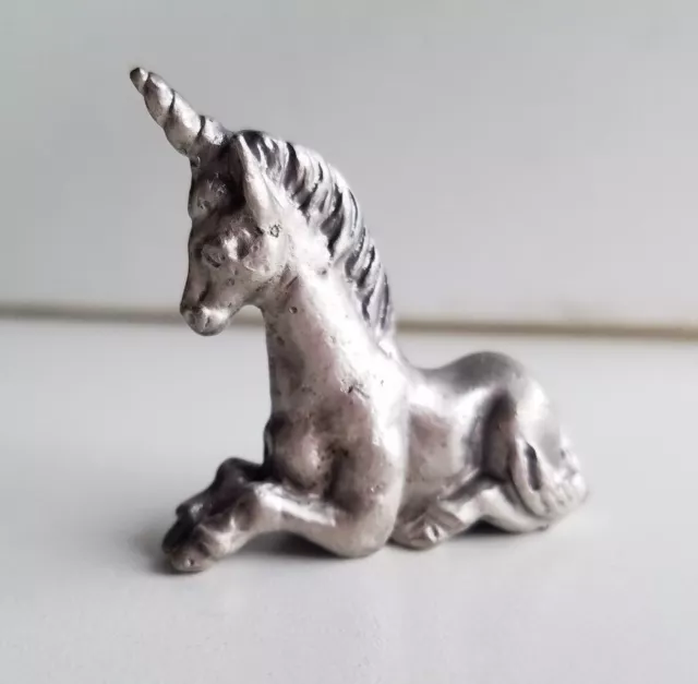 Pewter unicorn figurine 3