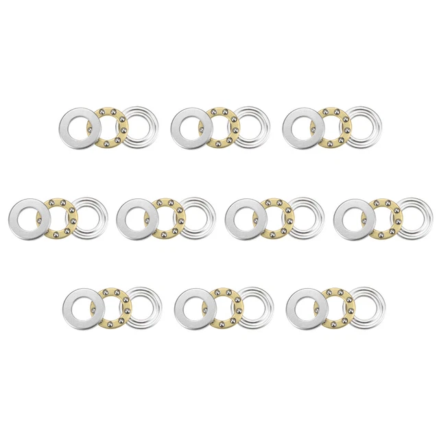 F6-14M Miniature Pressione Sfera Cuscinetti 6x14x5mm con Rondelle 10 pz