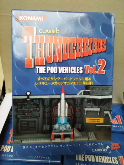 Konami Thunderbirds pod vehicles vol 2 set    gashapon diorama  new 55 go