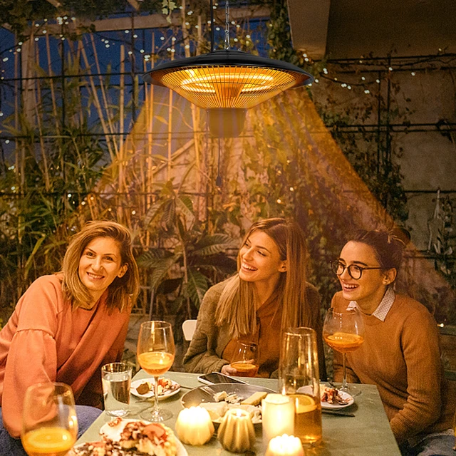 Heizstrahler 1500W Infrarot Elektroheizung Decken Heizgerät Terrassen Balkon NEU