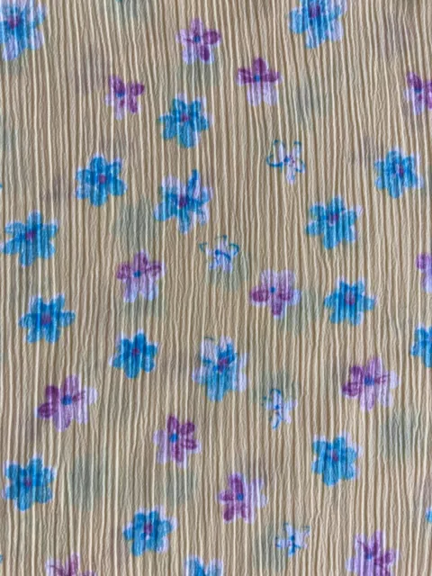 dress fabric remnant 2 metres in a pretty summer weight fabric