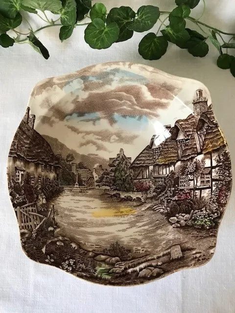 Vintage Olde English Countryside Johnson Bros England Serving Bowl 8 3/8"