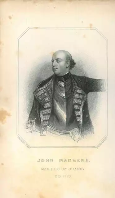 Portrait of John Manners, Marquess of Granby