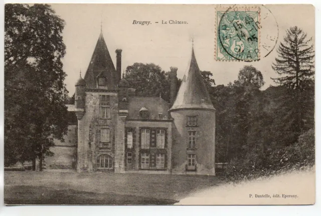 BRUGNY aux environs d' EPERNAY - Marne - CPA 51 - le Chateau 7