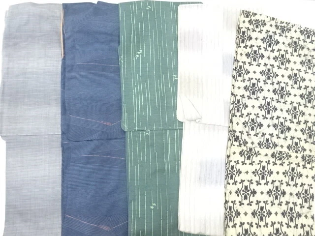 39924# Japanese Kimono / Antique Kimono / Set Of 5