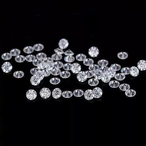 Loose CVD Lot Lab-Grown Diamond 0.90 mm Round D - IF Certified diamond