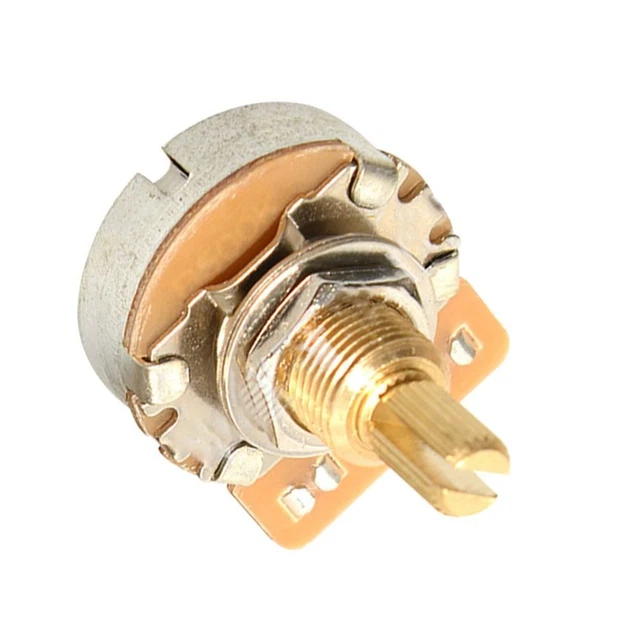 d'arbre de cuivre Arbre court Potentiomètres Guitare En Laiton 3/8 "Fileté 7