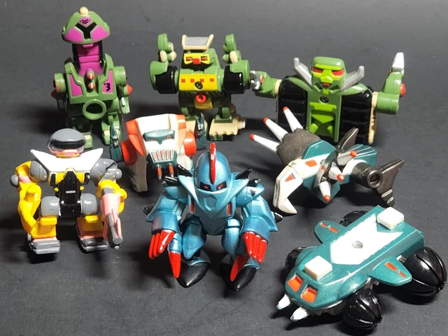 Vtg. 1990s Z-Bots Micro Machines Action Figures LGTI Robots Zbots Lot of 8 Vtg. 1990s Z-Bots Micro Machines Action Figures LGTI Robots Zbots Lot of 8