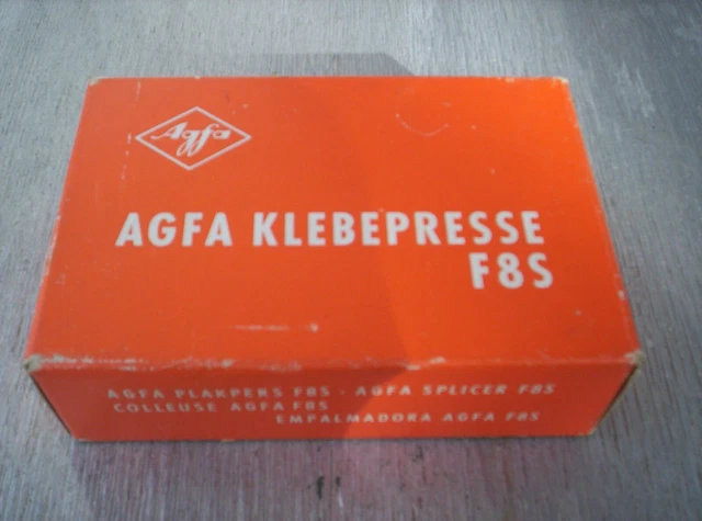 Ancienne Colleuse AGFA F8S Films Super 8 Et Classique. Vintage