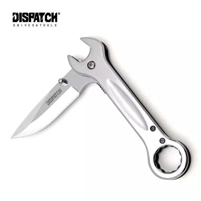 7.5" Multi-Tool Wrench Tactical Assisted Open Spring Folding Pocket Knife Edc