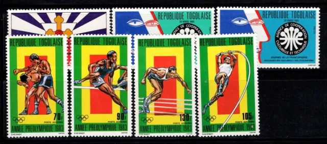 Togo 1984 Postfrisch 100% Embleme, Olympische Spiele, Sport