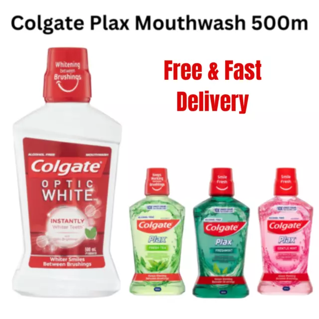 Colgate Plax Antibacterial Mouthwash 500mL-AU NEW