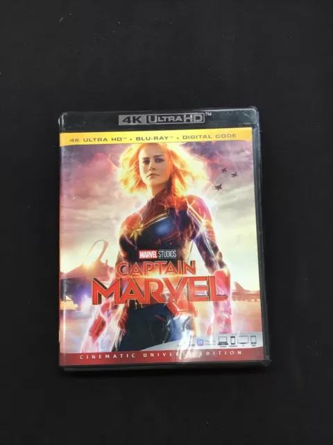 Captain Marvel [4K UHD / BLU RAY] 2019 Brie Larson Samuel L Jackson FREE S/H