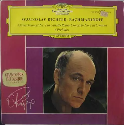 Svjatoslav Richter* : Rachmaninoff* - Klav LP Album RP Vinyl Scha