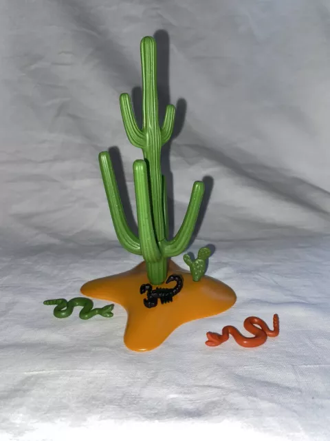 Playmobil Grand Cactus Snakes Cowboys Indian Desert Animals Zoo Far West