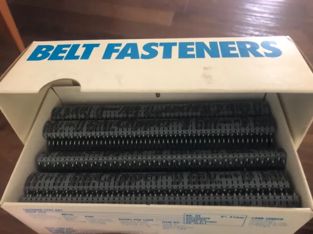 Box Of 24, 1 D Carded Clipper 71410 Belt Fasteners 6" (150mm) Without Pins