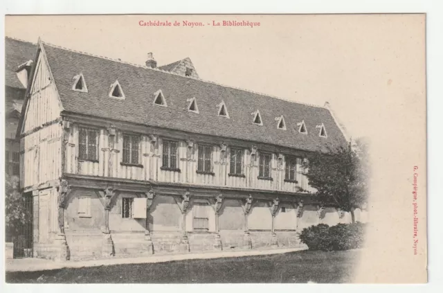 NOYON - Oise - CPA 60 - la Bibliothéque de la Cathedrale
