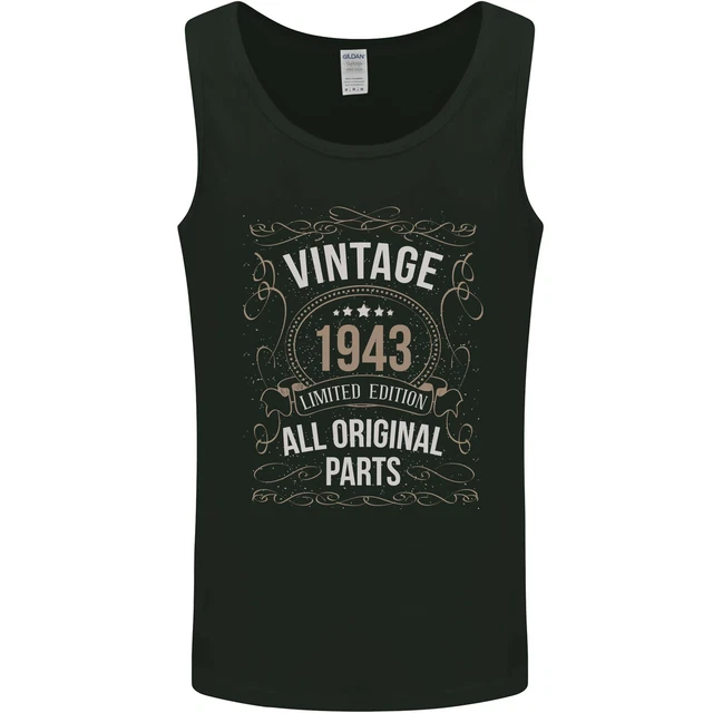 Débardeur Femme 43 Ans Anniversaire Humour Vintage 1982 Retro - Idée Cadeau Originale