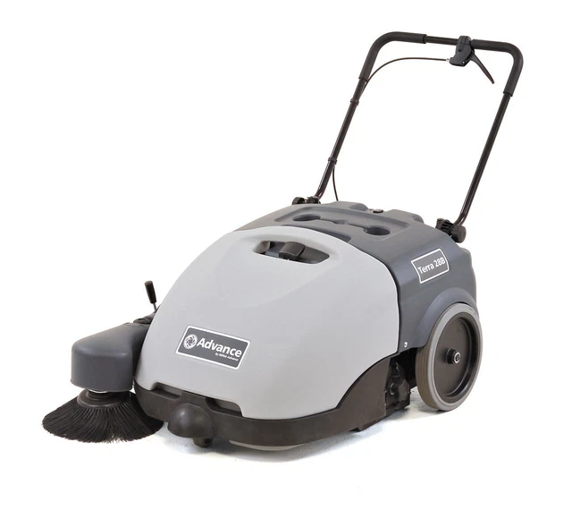 Nilfisk Terra 28B Walk-Behind Sweeper, One 86 Ah Maintenance-Free (Gel) Battery