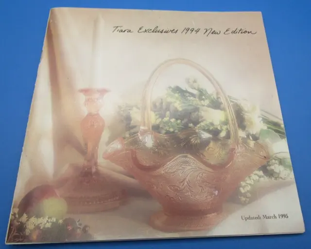 TIARA Brochure Color Illustrated Lancaster Colony Fostoria Glassware 48 pgs '95