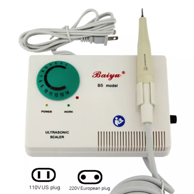Baiyu Dental Ultrasonic Piezo Scaler B5 110V 220V Detachable Handpiece Fit EMS