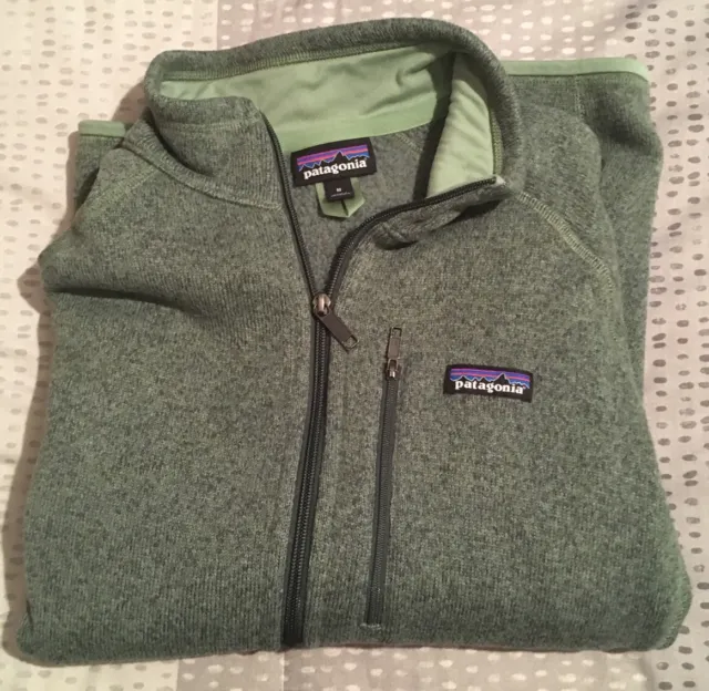 PATAGONIA MEN'S BETTER Sweater Fleece Jacket Pesto Green Size Medium ...