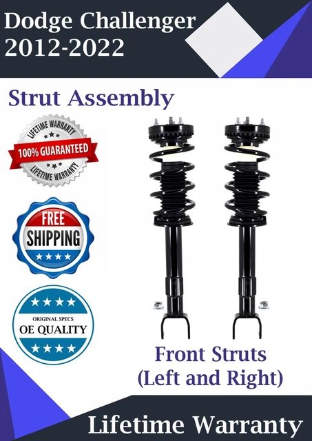 New OE Front Struts For 2012-2022 Dodge Challenger 5.7L R/T Lifetime Warranty