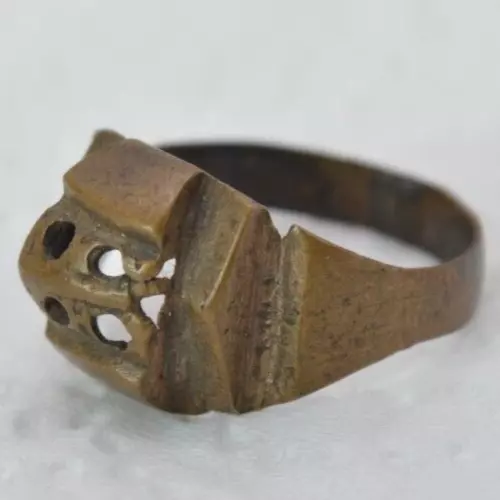 Very Stunning Ancient Rare Ring Bronze Antique Viking Ring Amazing Artifact