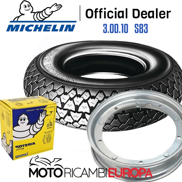 Copertone Cerchio Camera 3 00 10 Vespa 50 SPECIAL R L N MICHELIN - RUOTA COMPLET