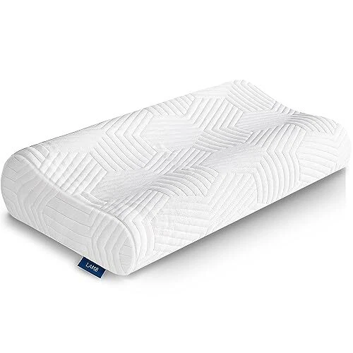 LAMB Oreiller Ergonomique Cervical à Mémoire de Forme Oreiller Orthopédique p...