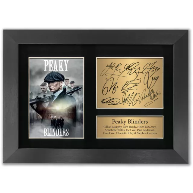 Peaky Blinders Autograph Cillian Murphy Fans Print Poster Signed Photo #92