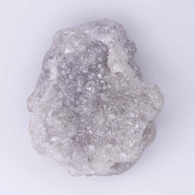 Natural Rough Diamond 4.30 Ct Loose Rough Natural Diamond Silver Grey Color