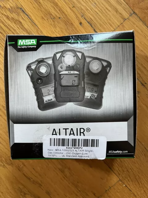 NEW ALTAIR 02 Open Box MSA 10092523C Single Gas Detector Oxygen Monitor