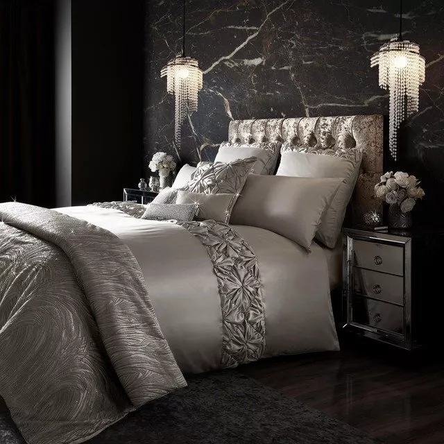 Nougat Kylie Minogue Designer Bedding Estelle Single Duvet Cover