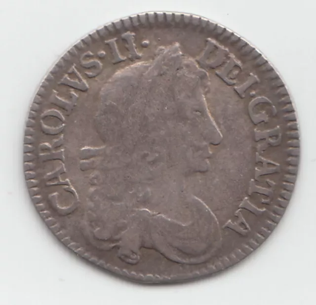 1684 Silver Threepence 3d - Charles II