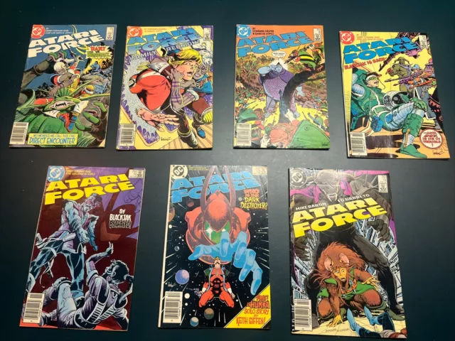 Atari Force DC Comic Lot - 7 Issues (See Description for Issue #’s)