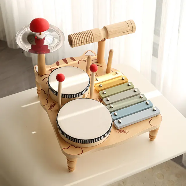 Kids Drum Set for Toddlers Baby Sensory Educational Toys Musical Instruments Set